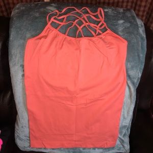Strappy Coral Tank